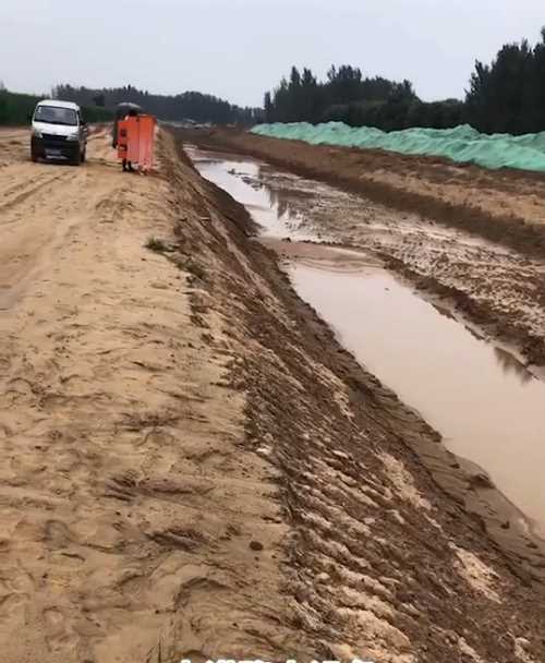 天津北辰区河道降水